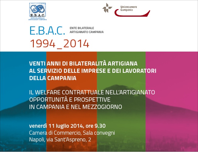 20 anni di Ebac. 11 luglio a Napoli