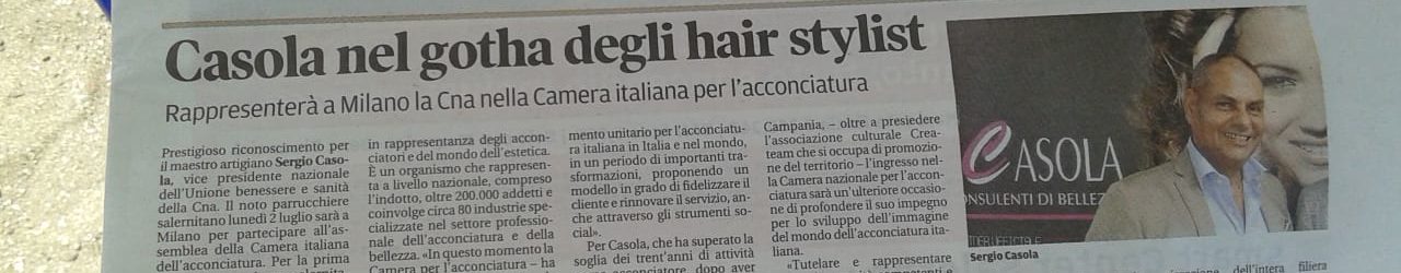 CNA, SERGIO CASOLA ENTRA NELLA CAMERA PER L’ACCONCIATURA