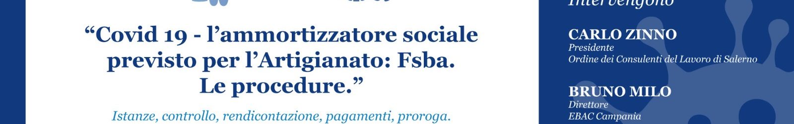 CASSA INTEGRAZIONE NELL’ARTIGIANATO: WEBINAR CNA-EBAC -ORDINE CONSULENTI