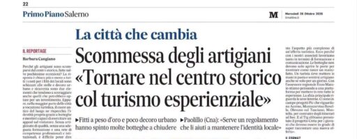 CENTRO STORICO: BELLEZZA, TURISMO E LAVORO. UNA SFIDA DA AFFRONTARE INSIEME.